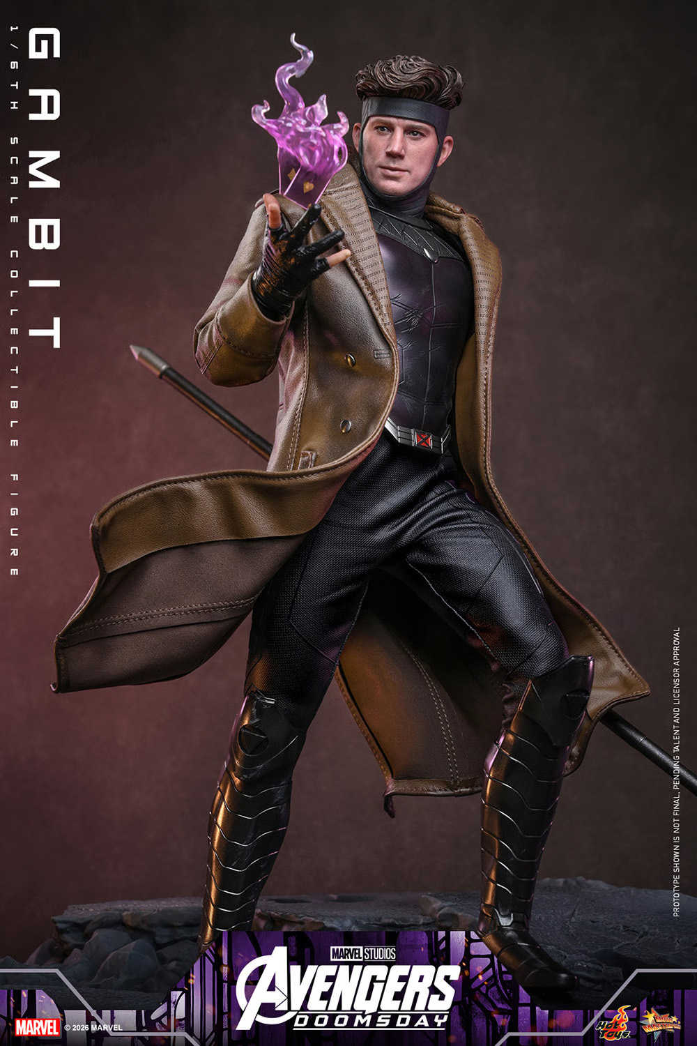 Avengers: Doomsday MMS910 Gambit 1/6th Scale Collectible Figure Gallery Image 5