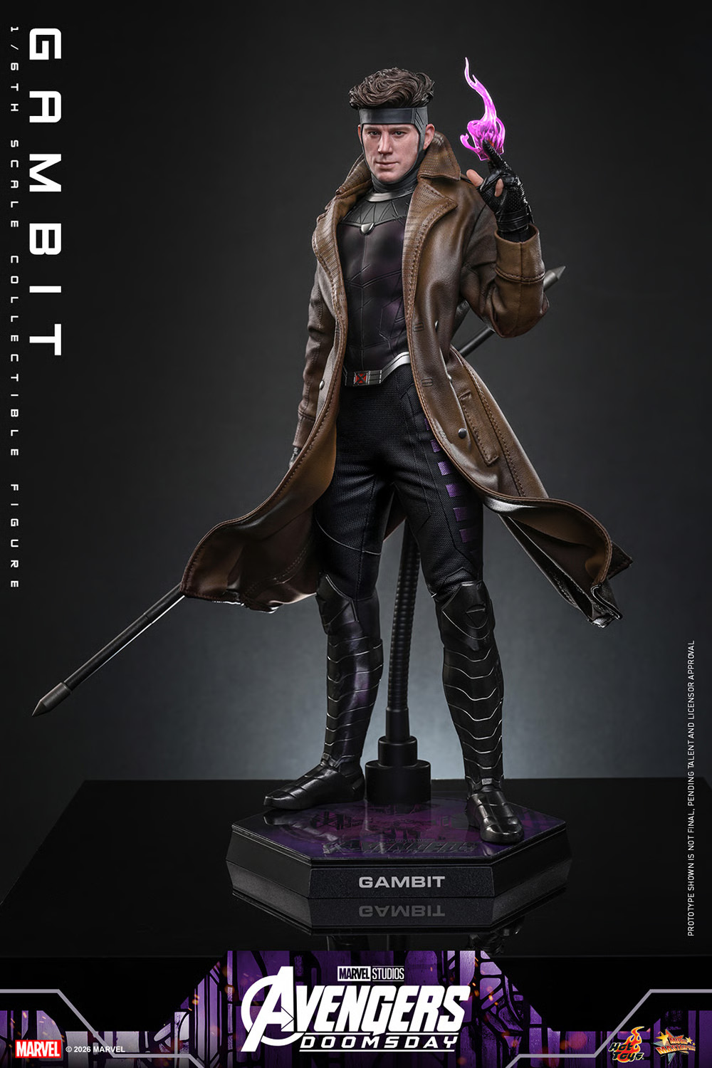 Avengers: Doomsday MMS910 Gambit 1/6th Scale Collectible Figure Gallery Image 18
