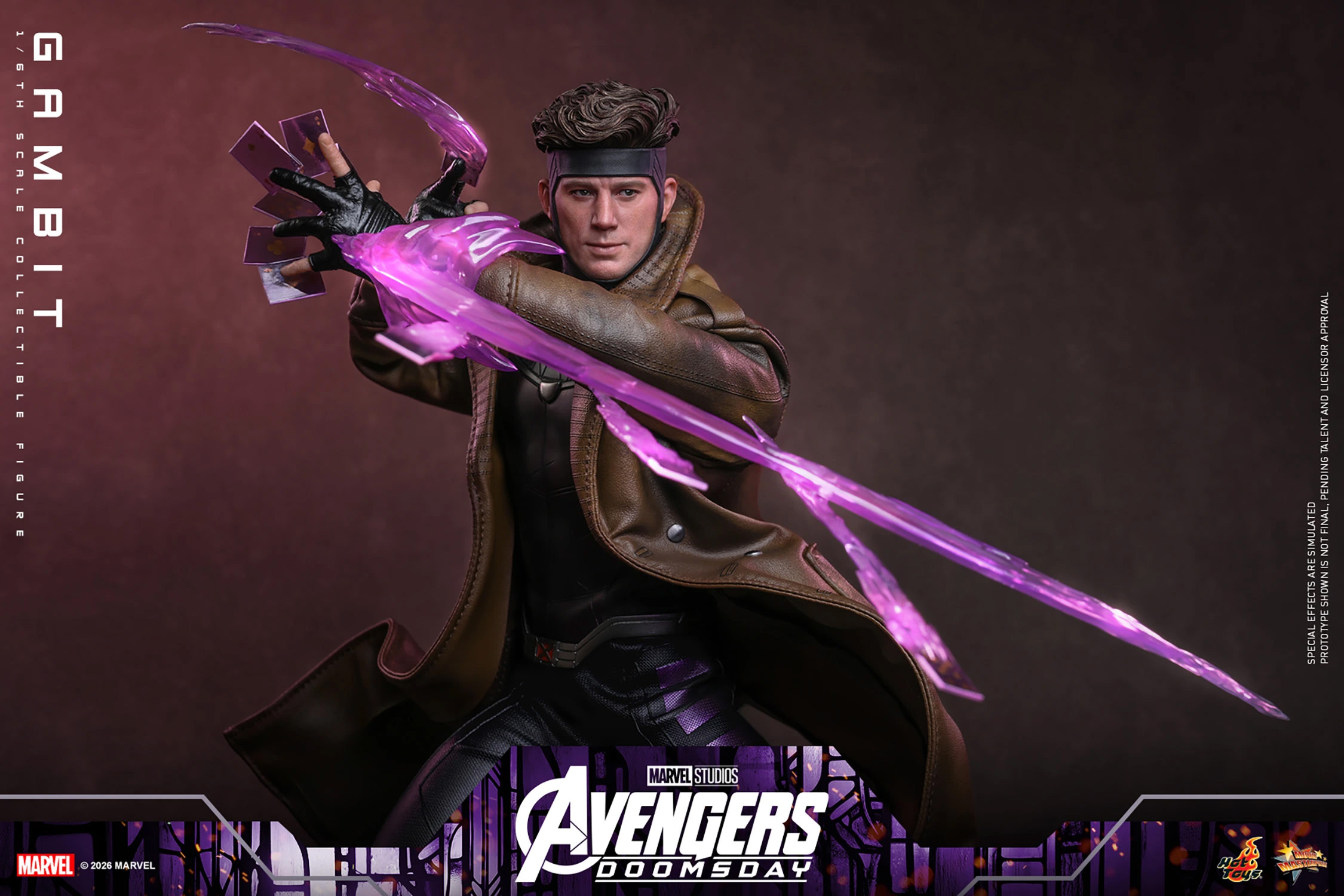 Avengers: Doomsday MMS910 Gambit 1/6th Scale Collectible Figure Gallery Image 11