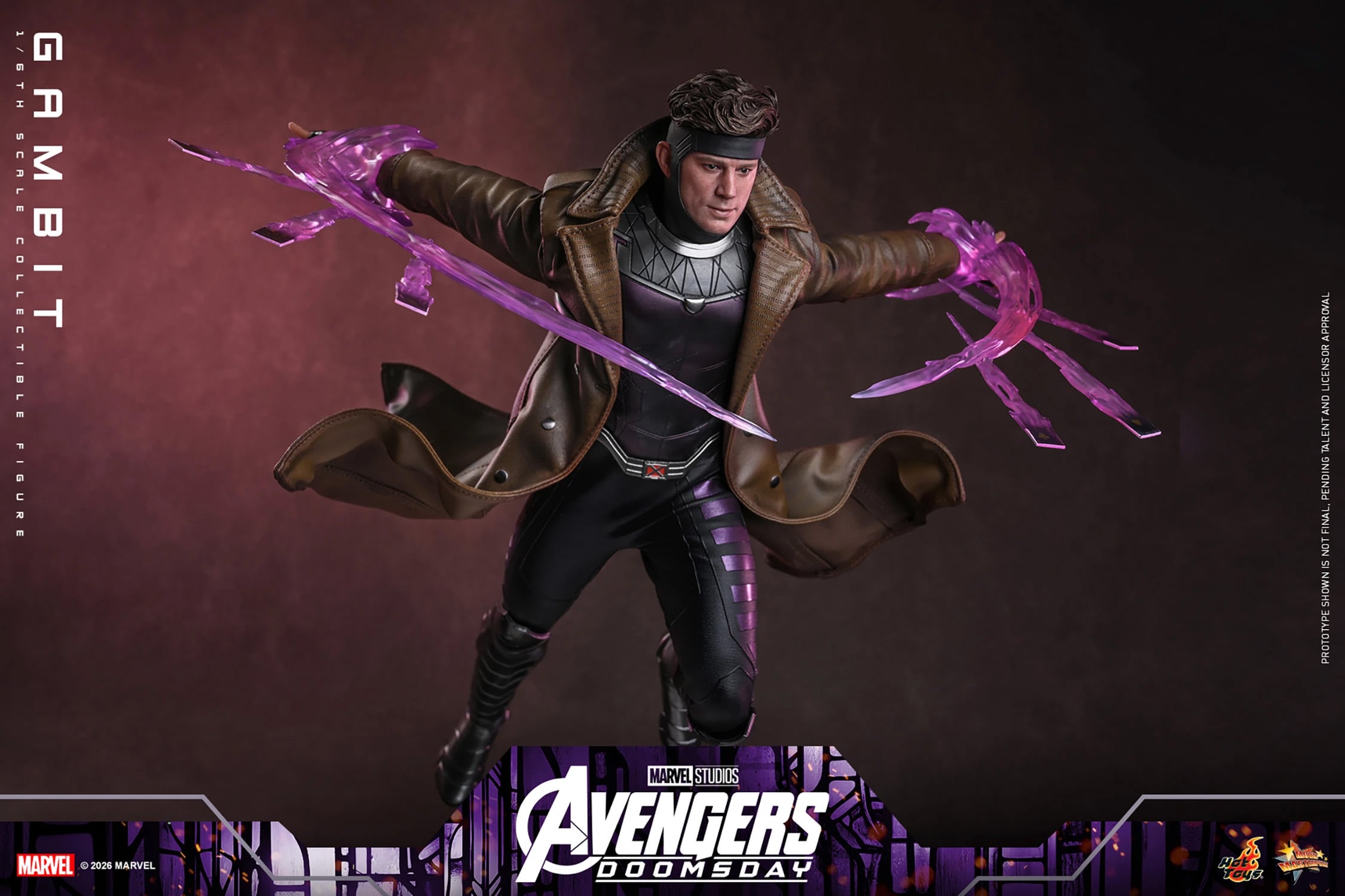 Avengers: Doomsday MMS910 Gambit 1/6th Scale Collectible Figure Gallery Image 13