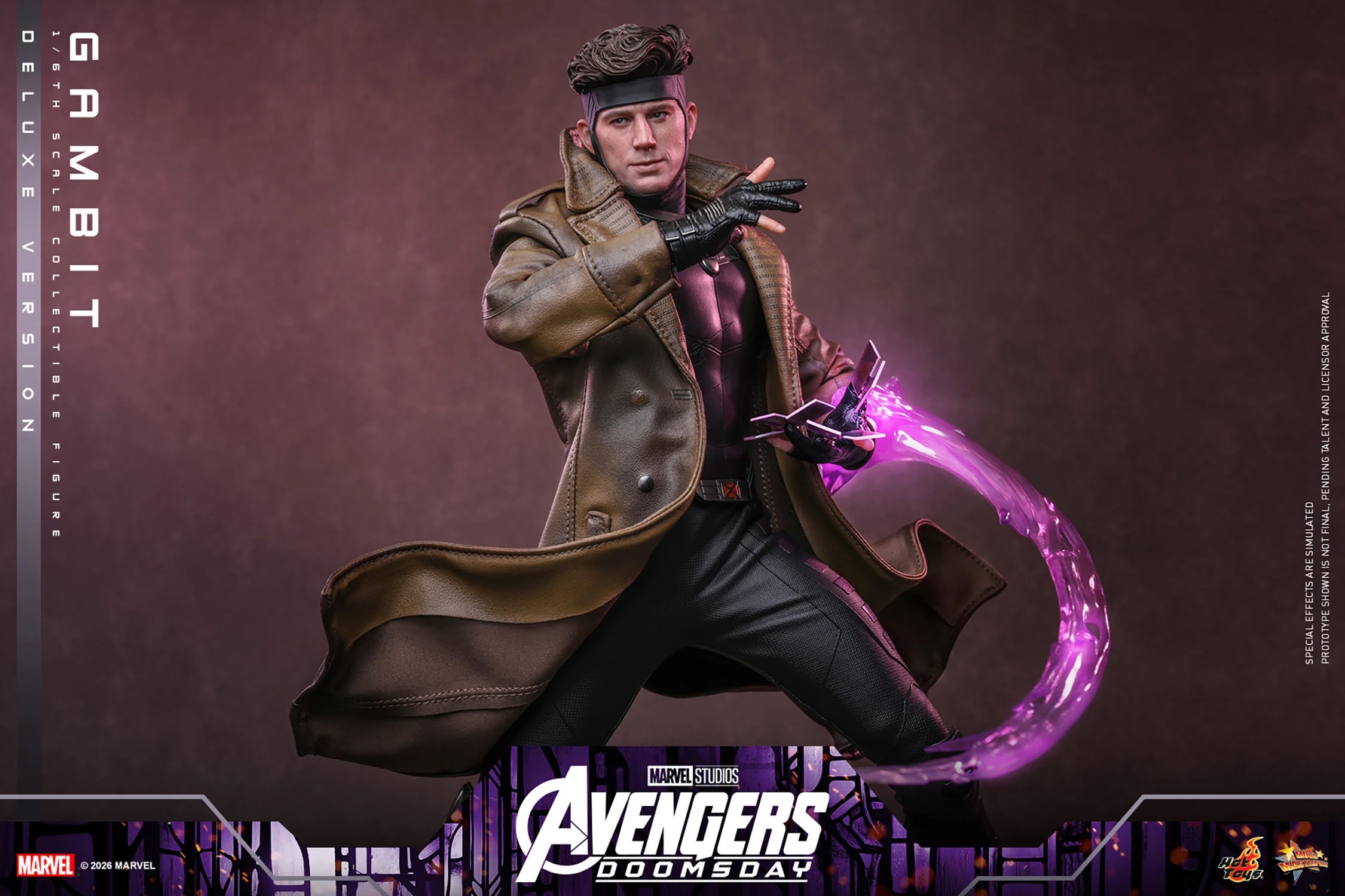 Avengers: Doomsday MMS911 Gambit (Deluxe Ver.) 1/6th Scale Collectible Figure Gallery Image 5