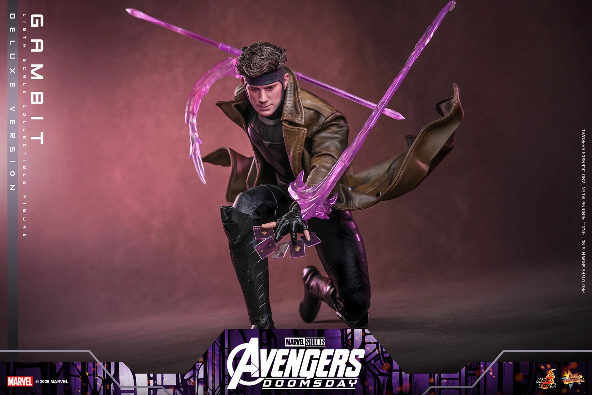 Avengers: Doomsday MMS911 Gambit (Deluxe Ver.) 1/6th Scale Collectible Figure Gallery Image 9
