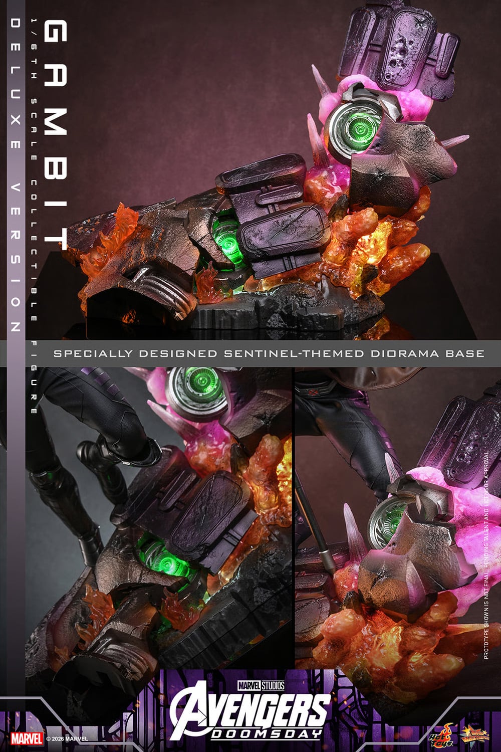 Avengers: Doomsday MMS911 Gambit (Deluxe Ver.) 1/6th Scale Collectible Figure Gallery Image 24