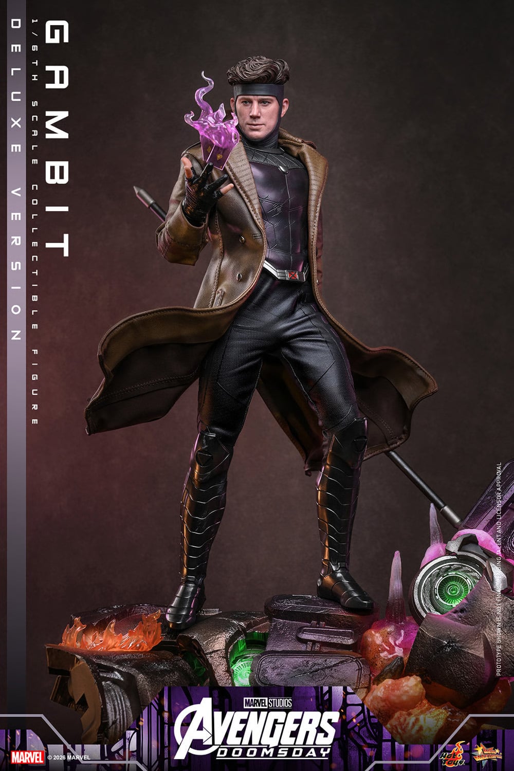 Avengers: Doomsday MMS911 Gambit (Deluxe Ver.) 1/6th Scale Collectible Figure Gallery Image 15