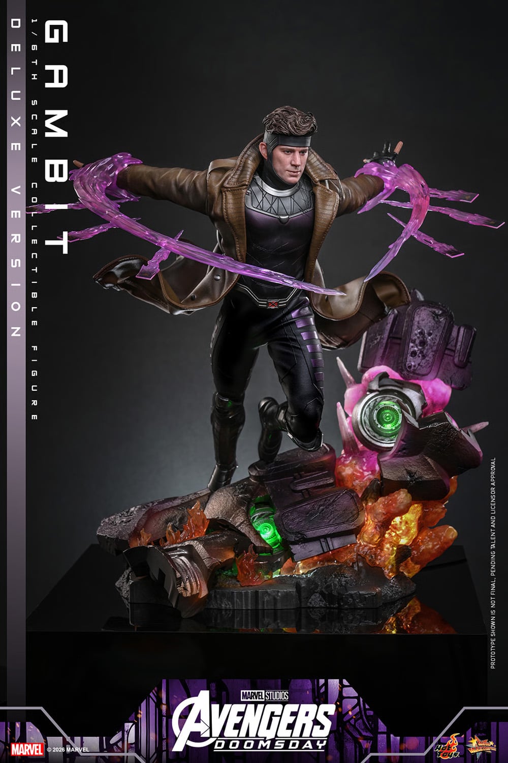 Avengers: Doomsday MMS911 Gambit (Deluxe Ver.) 1/6th Scale Collectible Figure Gallery Image 20