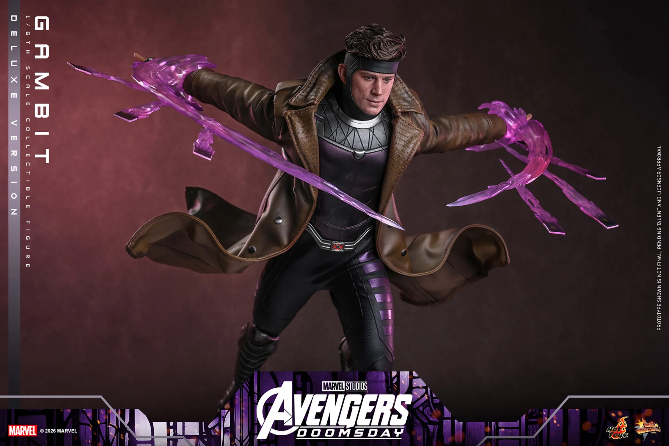 Avengers: Doomsday MMS911 Gambit (Deluxe Ver.) 1/6th Scale Collectible Figure Gallery Image 7