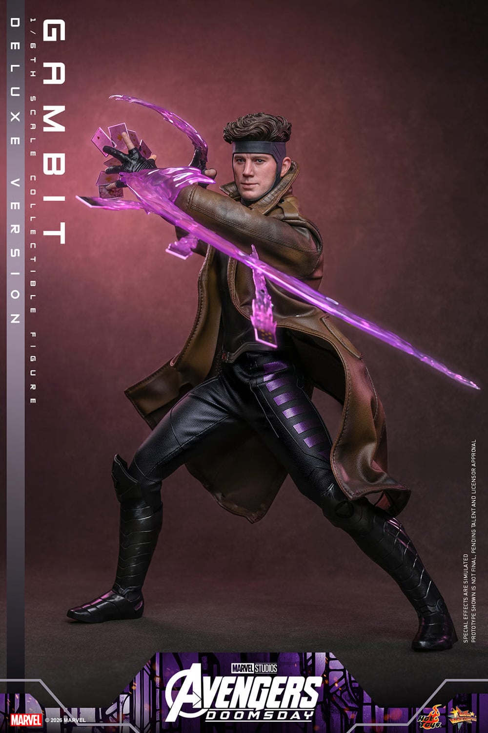 Avengers: Doomsday MMS911 Gambit (Deluxe Ver.) 1/6th Scale Collectible Figure Gallery Image 10