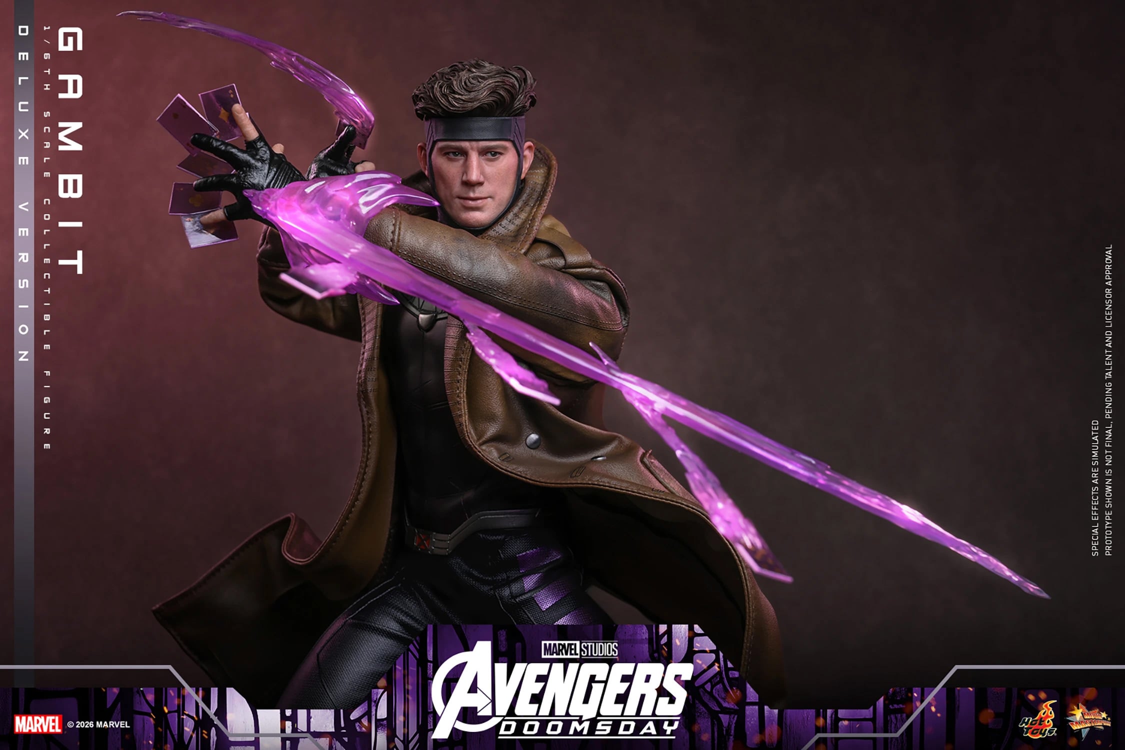 Avengers: Doomsday MMS911 Gambit (Deluxe Ver.) 1/6th Scale Collectible Figure Gallery Image 4