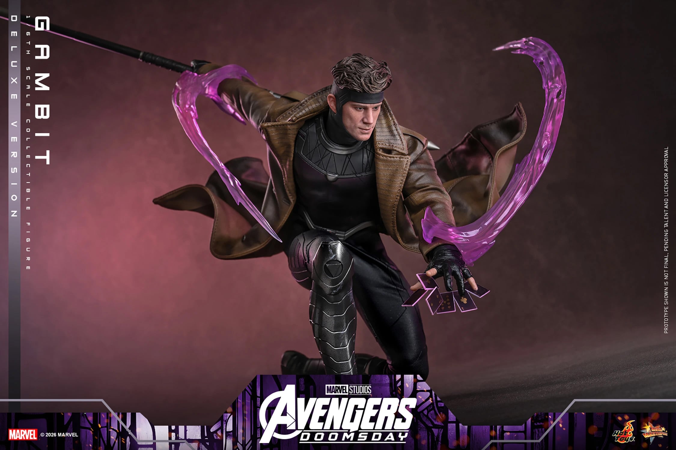 Avengers: Doomsday MMS911 Gambit (Deluxe Ver.) 1/6th Scale Collectible Figure Gallery Image 8