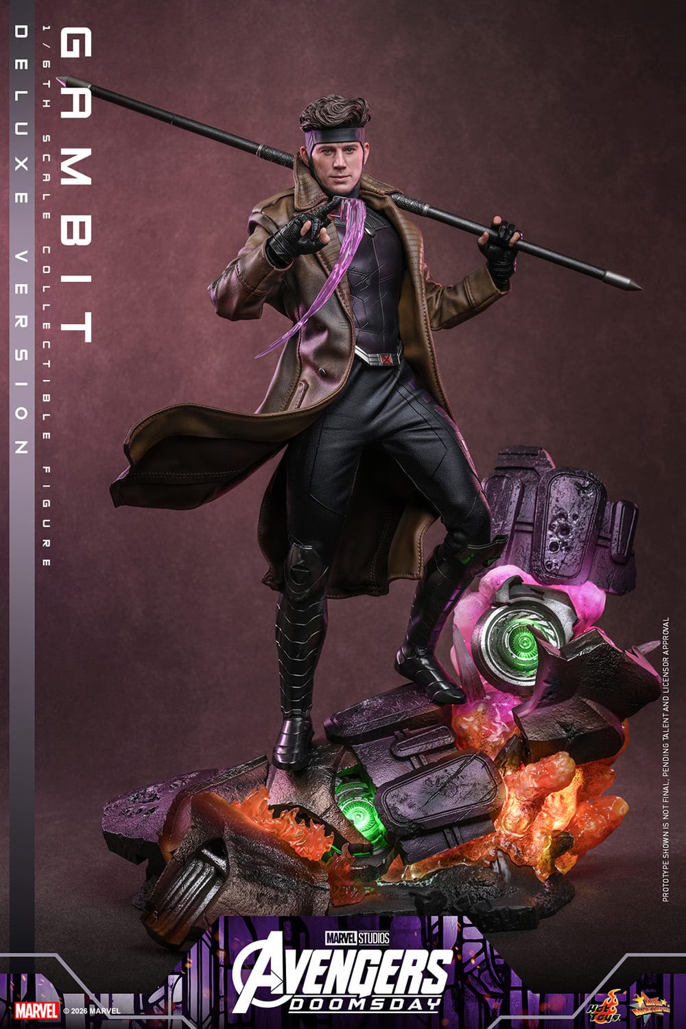 Avengers: Doomsday MMS911 Gambit (Deluxe Ver.) 1/6th Scale Collectible Figure Gallery Image 13