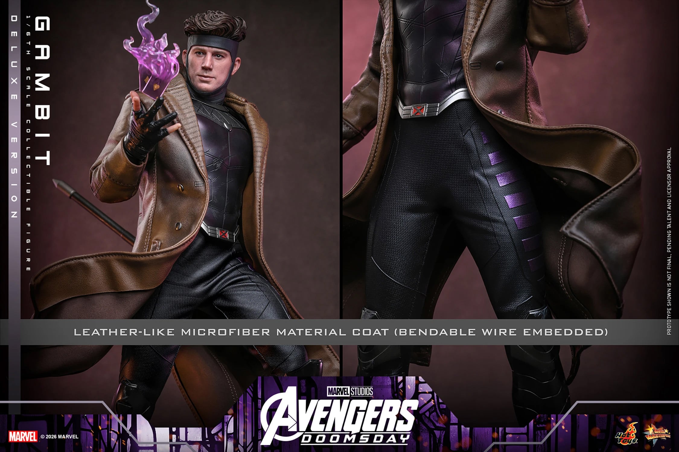 Avengers: Doomsday MMS911 Gambit (Deluxe Ver.) 1/6th Scale Collectible Figure Gallery Image 22