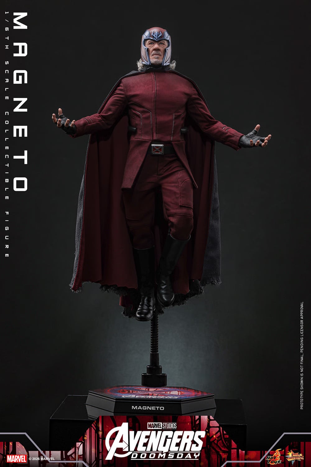 Avengers: Doomsday MMS912 Magneto 1/6th Scale Collectible Figure Gallery Image 7