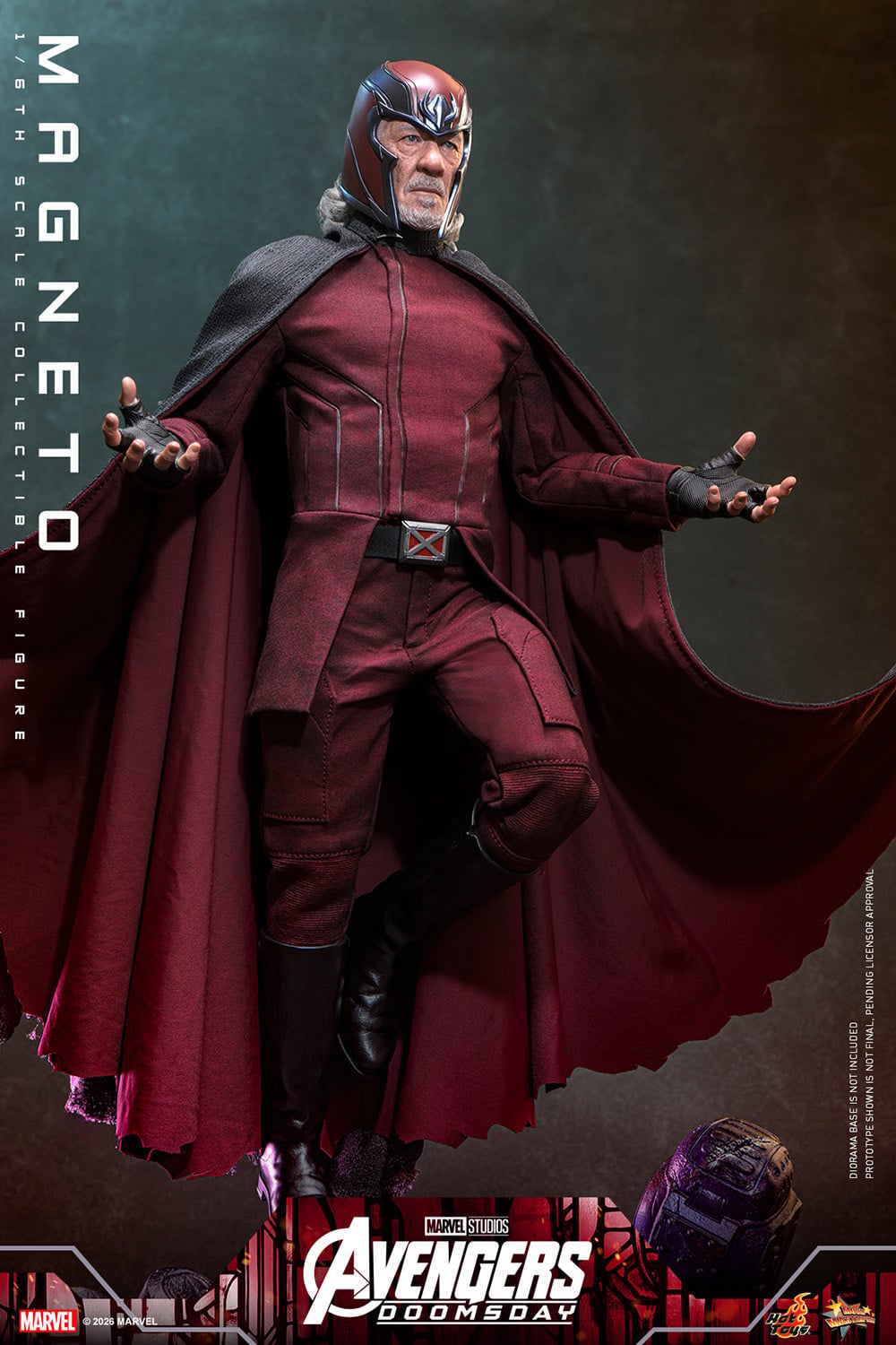 Avengers: Doomsday MMS912 Magneto 1/6th Scale Collectible Figure Gallery Image 15