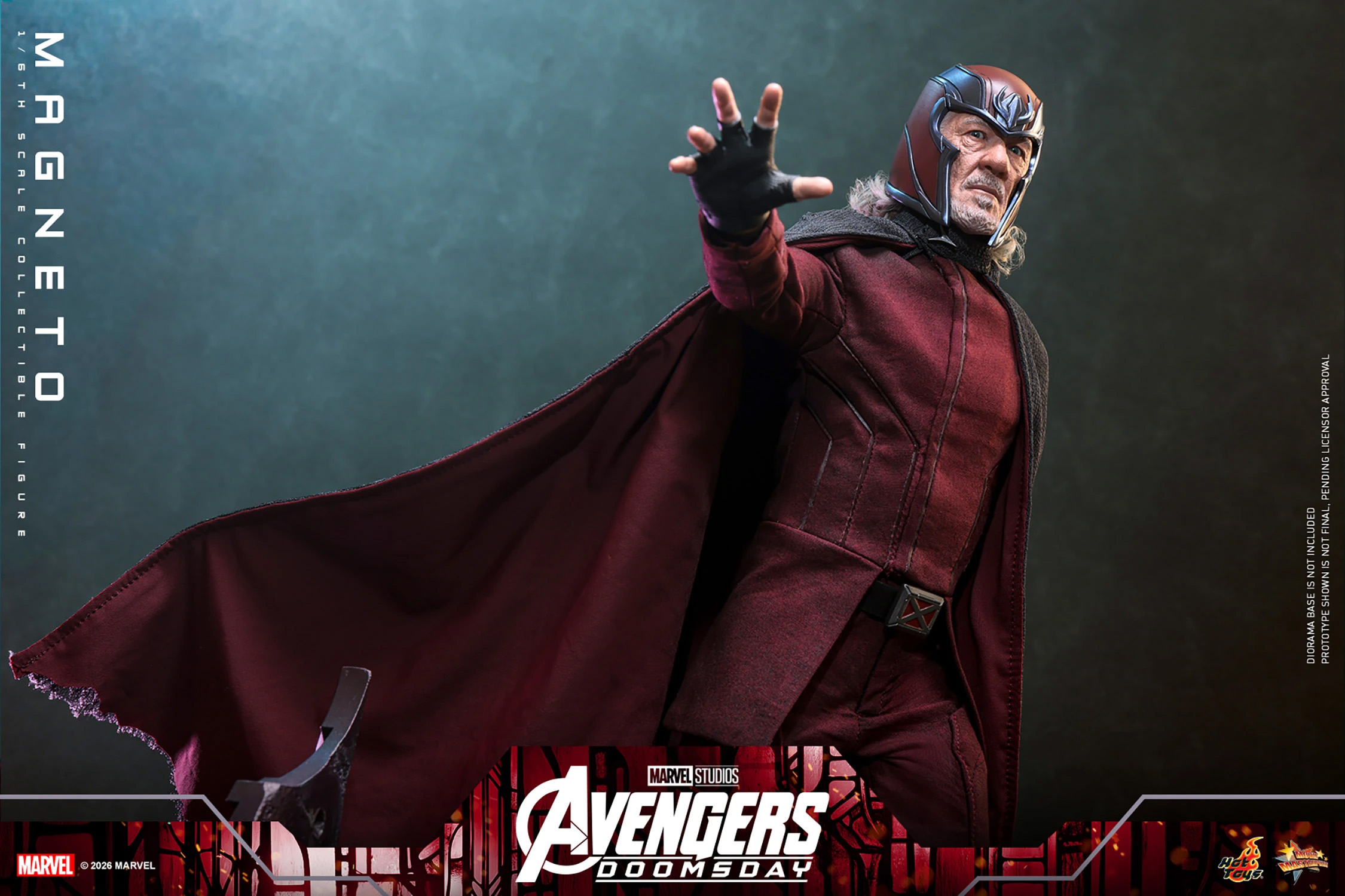 Avengers: Doomsday MMS912 Magneto 1/6th Scale Collectible Figure Gallery Image 13