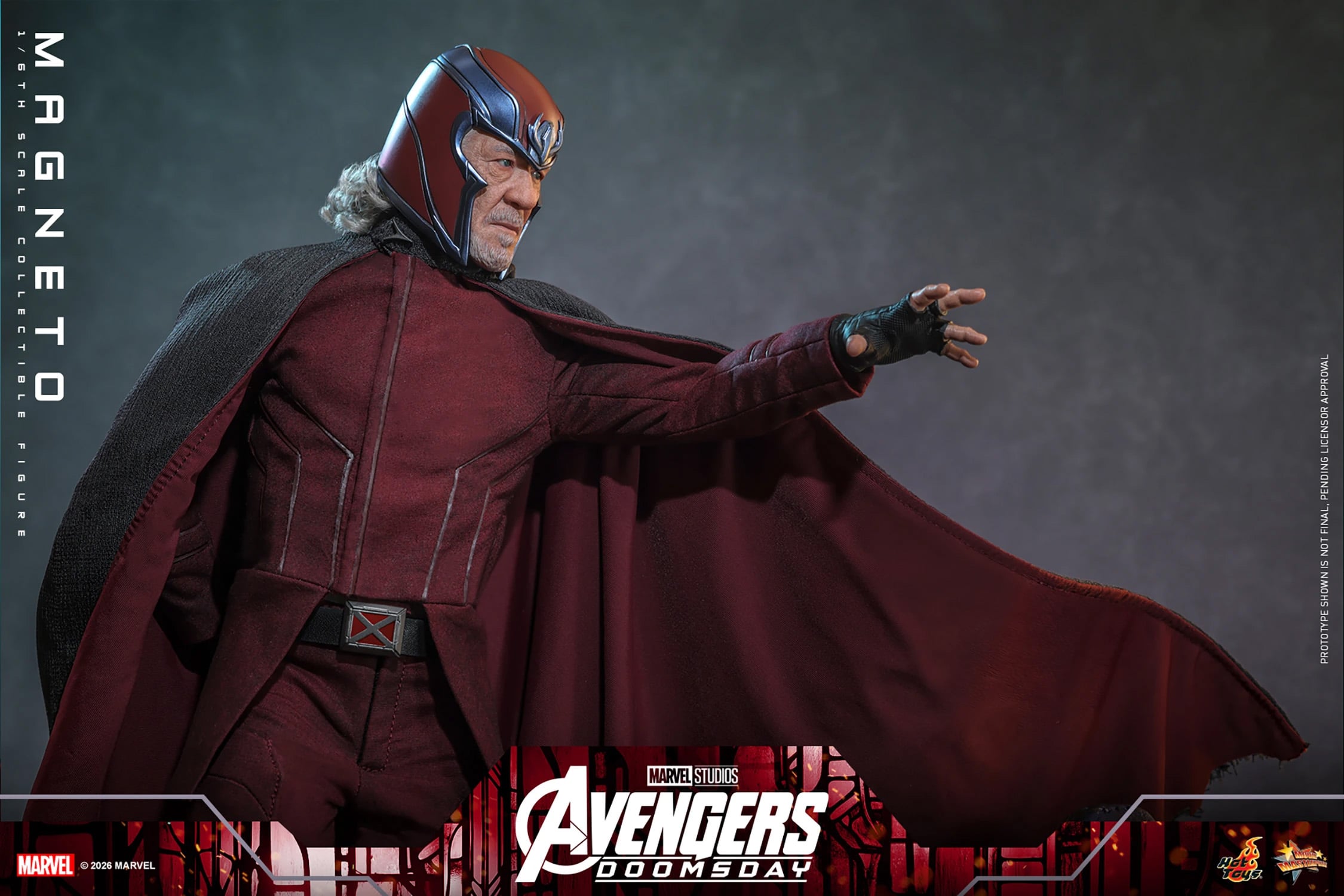Avengers: Doomsday MMS912 Magneto 1/6th Scale Collectible Figure Gallery Image 10