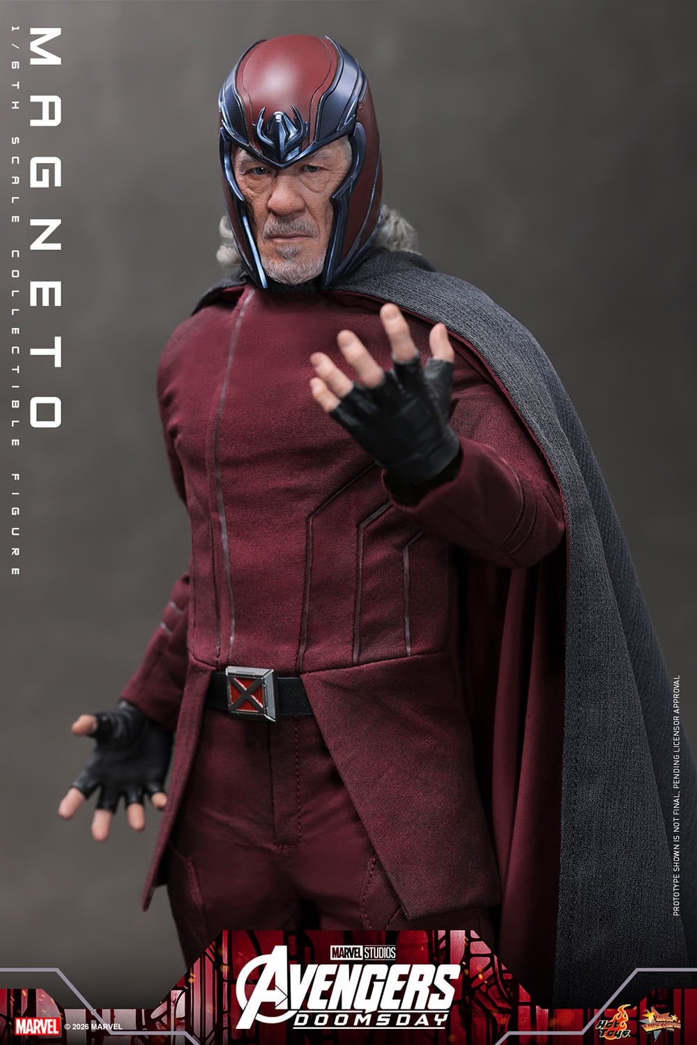 Avengers: Doomsday MMS912 Magneto 1/6th Scale Collectible Figure Gallery Image 6
