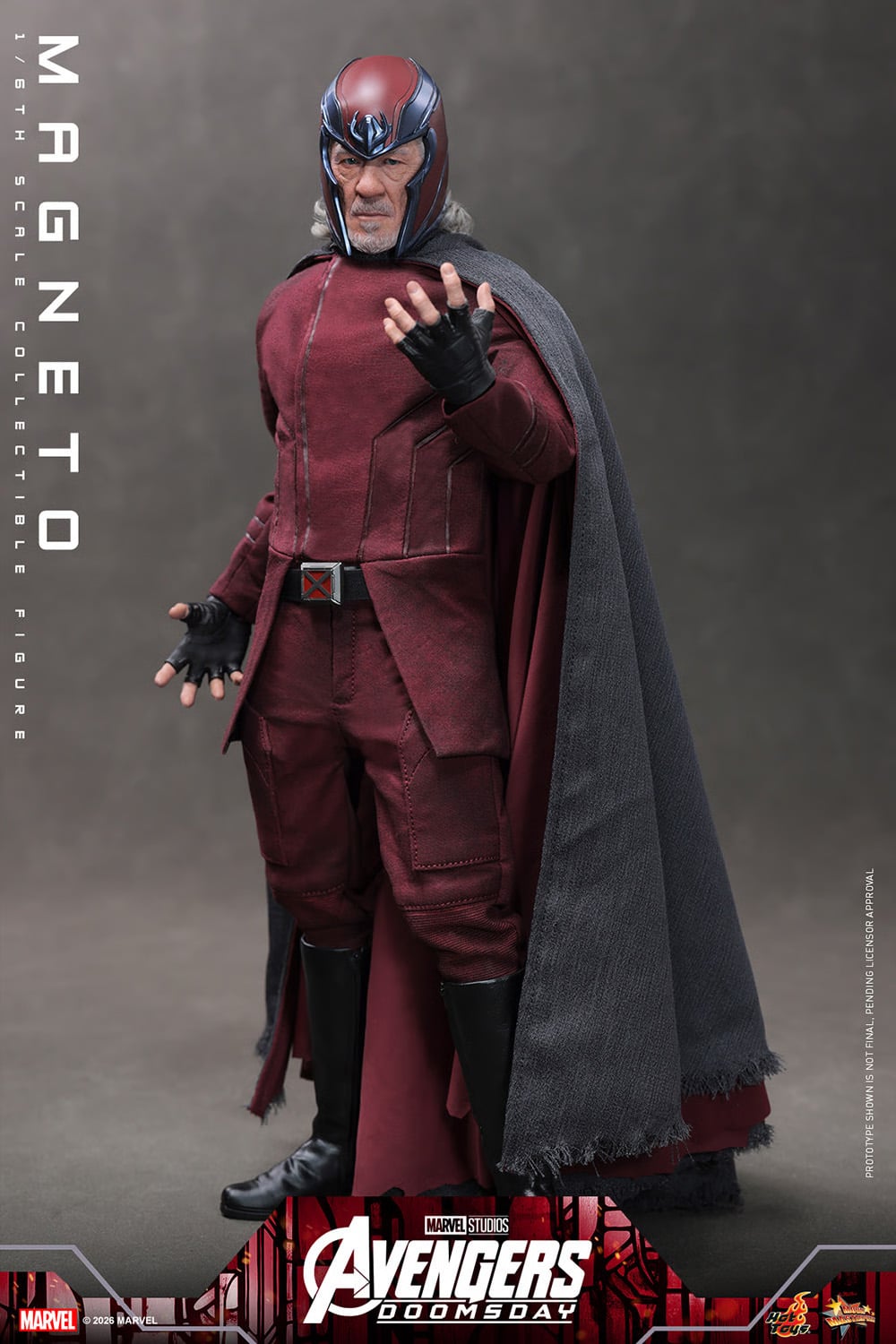 Avengers: Doomsday MMS912 Magneto 1/6th Scale Collectible Figure Gallery Image 4