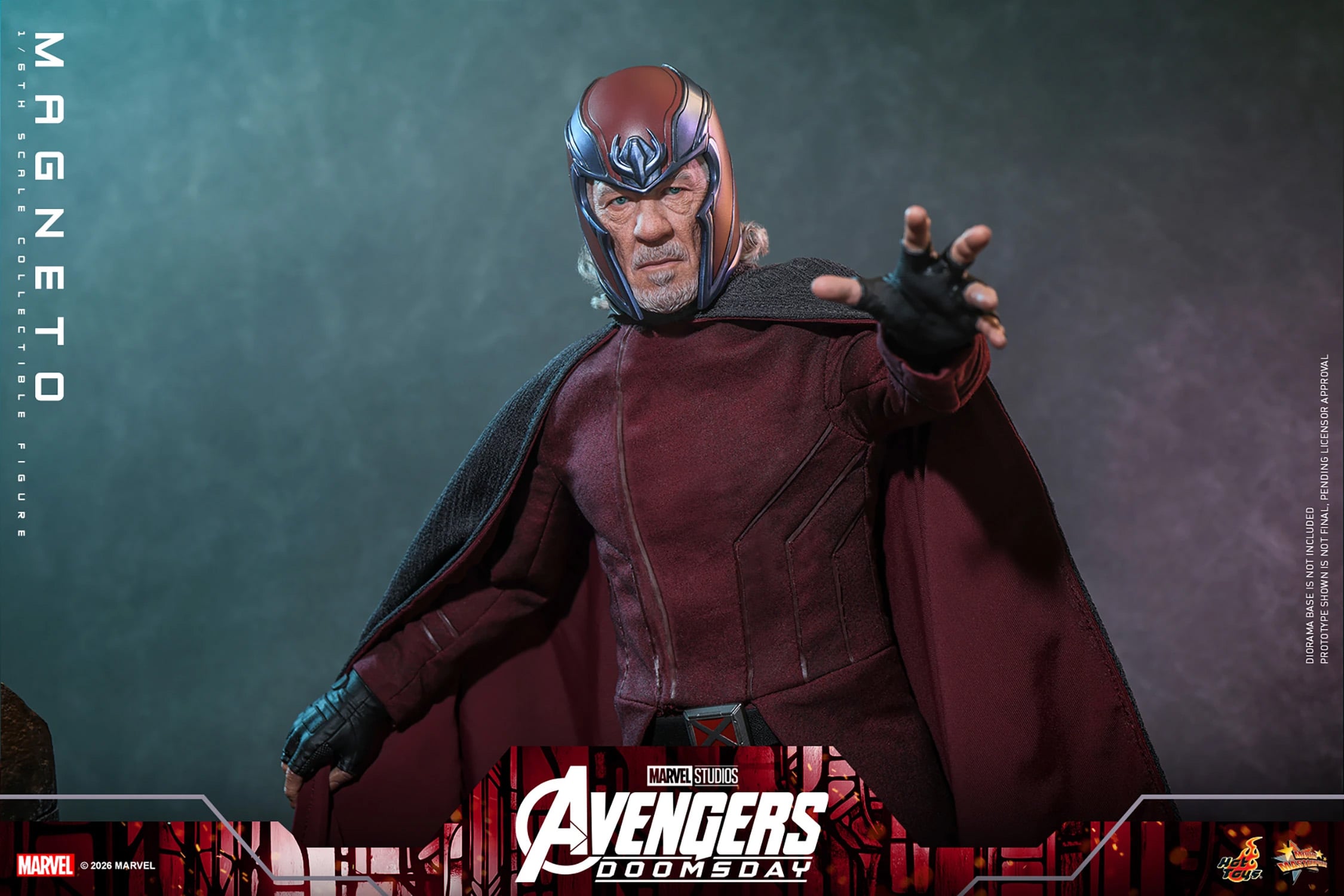 Avengers: Doomsday MMS912 Magneto 1/6th Scale Collectible Figure Gallery Image 11