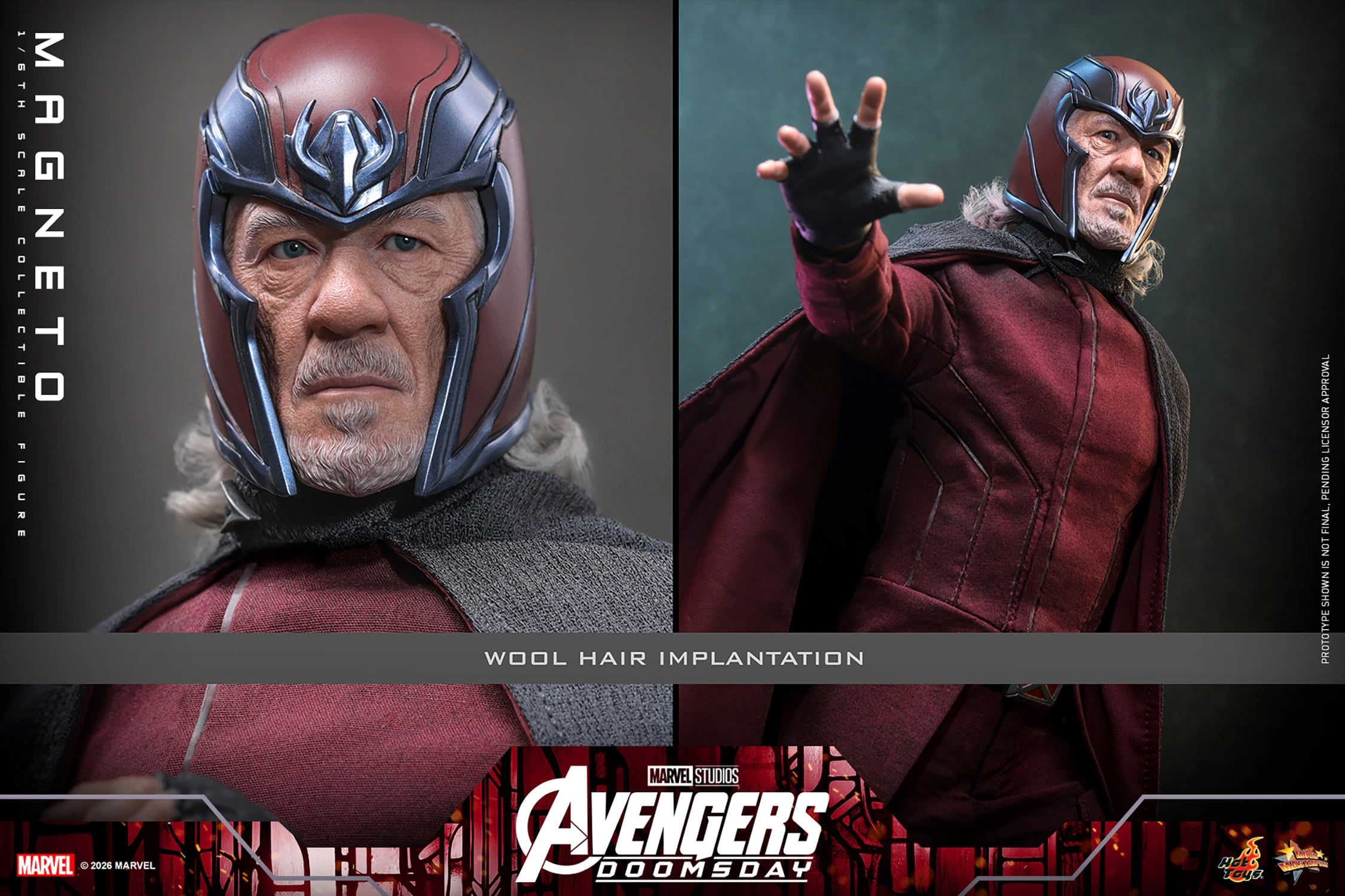 Avengers: Doomsday MMS912 Magneto 1/6th Scale Collectible Figure Gallery Image 20