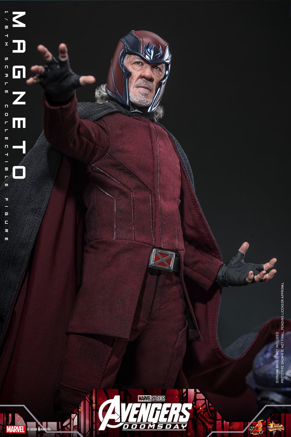 Avengers: Doomsday MMS912 Magneto 1/6th Scale Collectible Figure Gallery Image 8