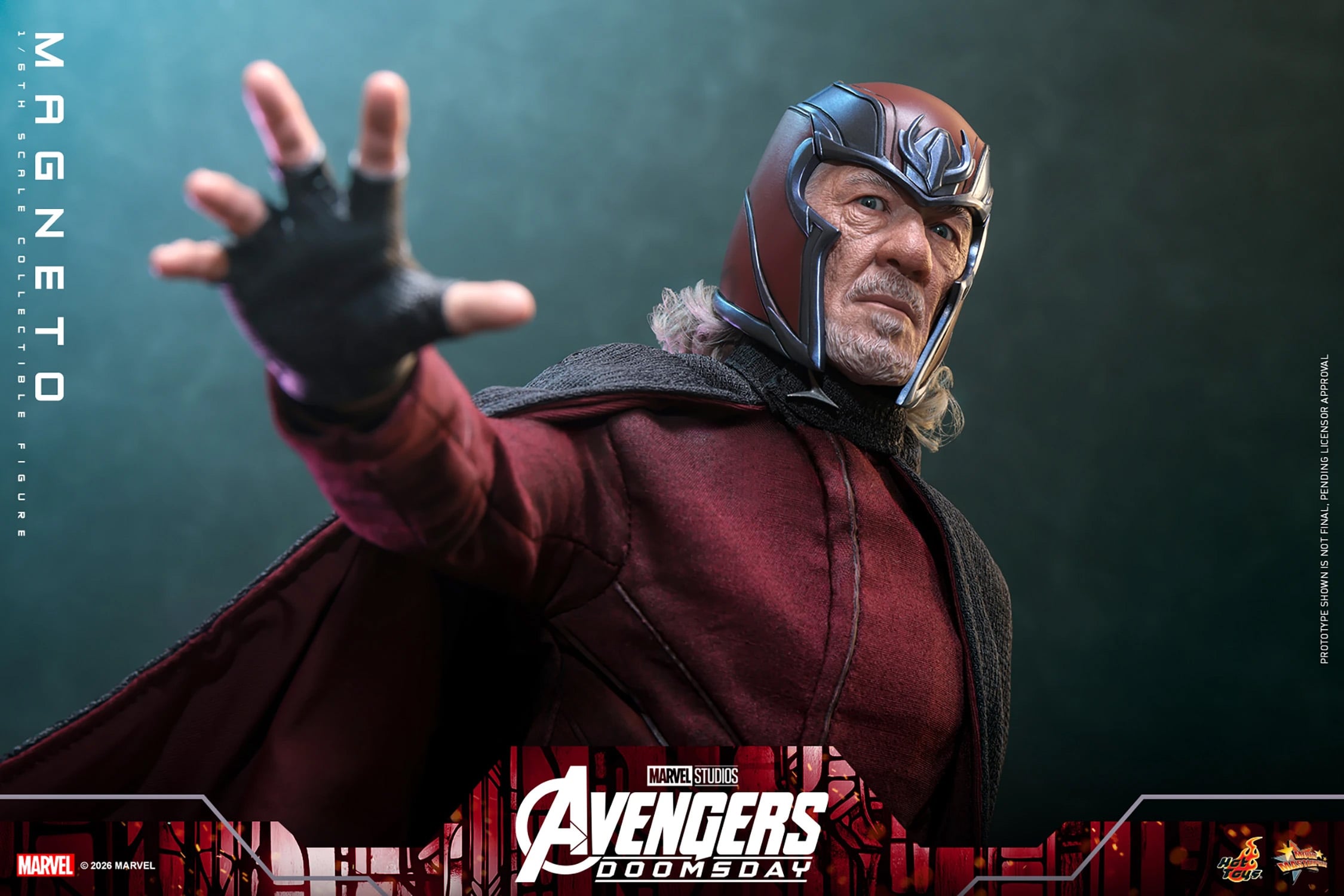 Avengers: Doomsday MMS912 Magneto 1/6th Scale Collectible Figure Gallery Image 14