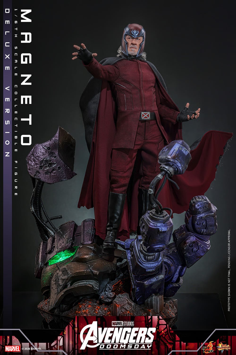 Avengers: Doomsday MMS913 Magneto (Deluxe Ver.) 1/6th Scale Collectible Figure Gallery Image 14