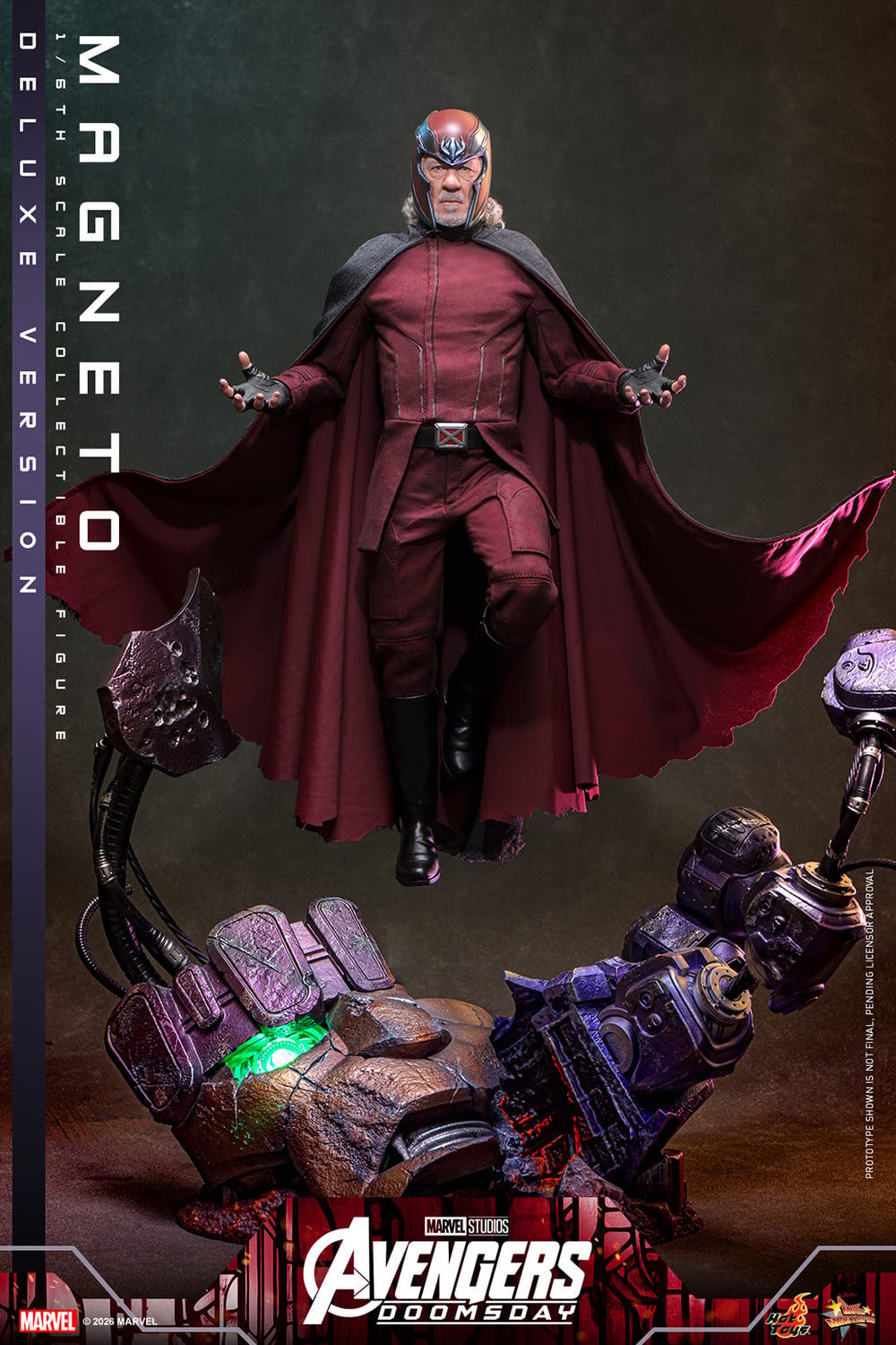 Avengers: Doomsday MMS913 Magneto (Deluxe Ver.) 1/6th Scale Collectible Figure Gallery Image 6