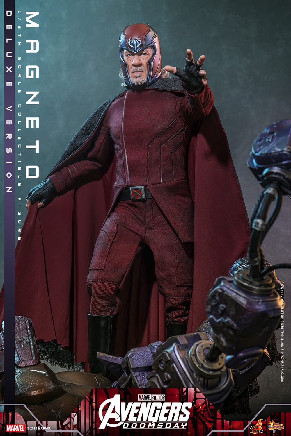 Avengers: Doomsday MMS913 Magneto (Deluxe Ver.) 1/6th Scale Collectible Figure Gallery Image 15
