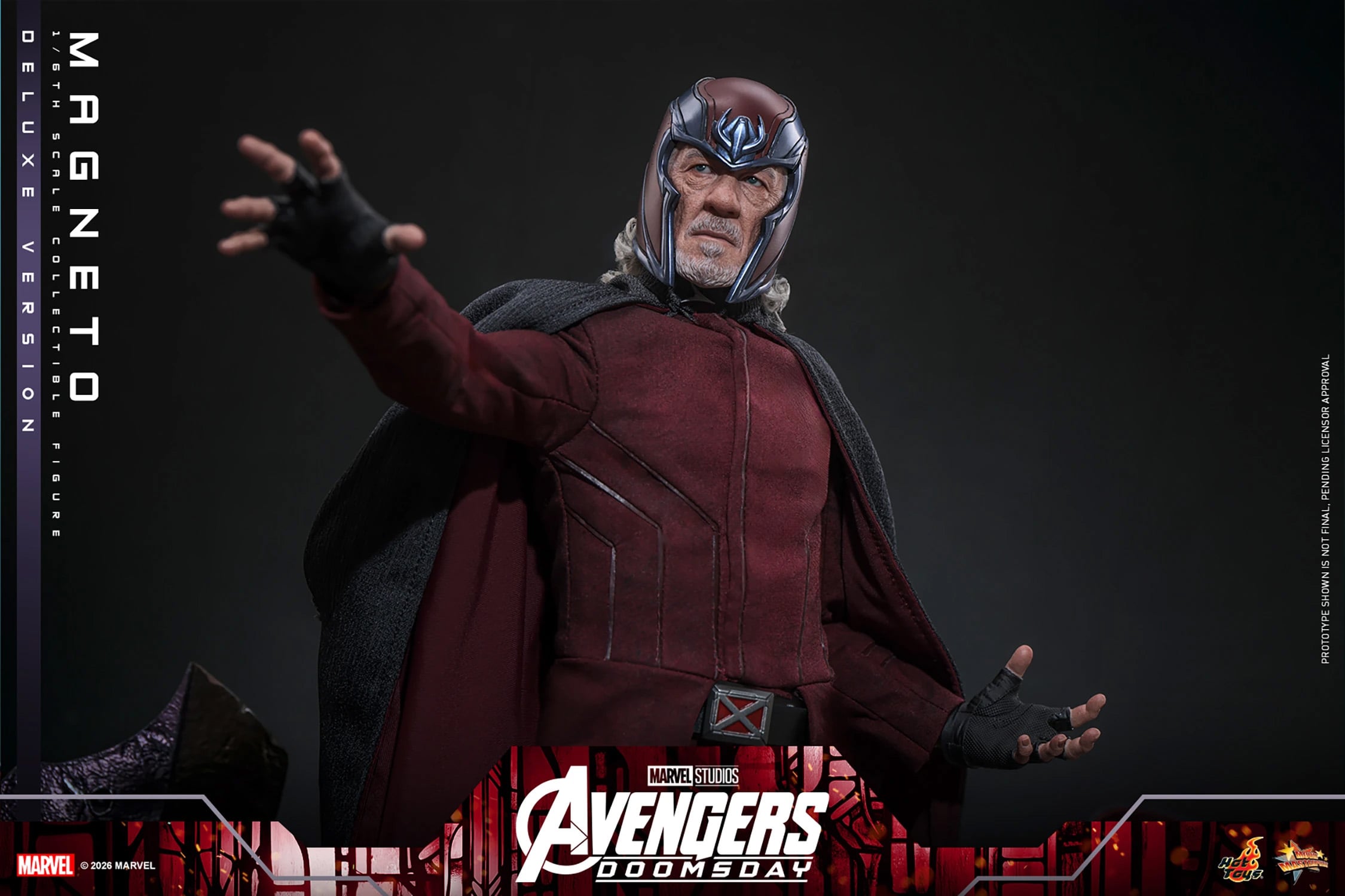 Avengers: Doomsday MMS913 Magneto (Deluxe Ver.) 1/6th Scale Collectible Figure Gallery Image 8