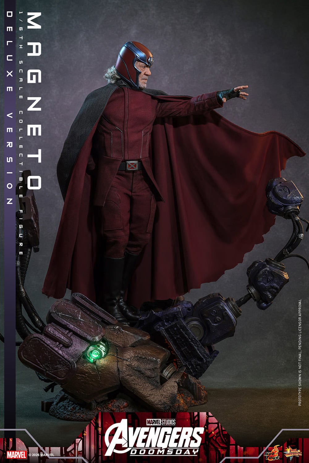 Avengers: Doomsday MMS913 Magneto (Deluxe Ver.) 1/6th Scale Collectible Figure Gallery Image 5