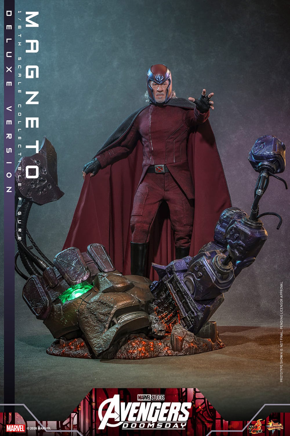 Avengers: Doomsday MMS913 Magneto (Deluxe Ver.) 1/6th Scale Collectible Figure Gallery Image 19