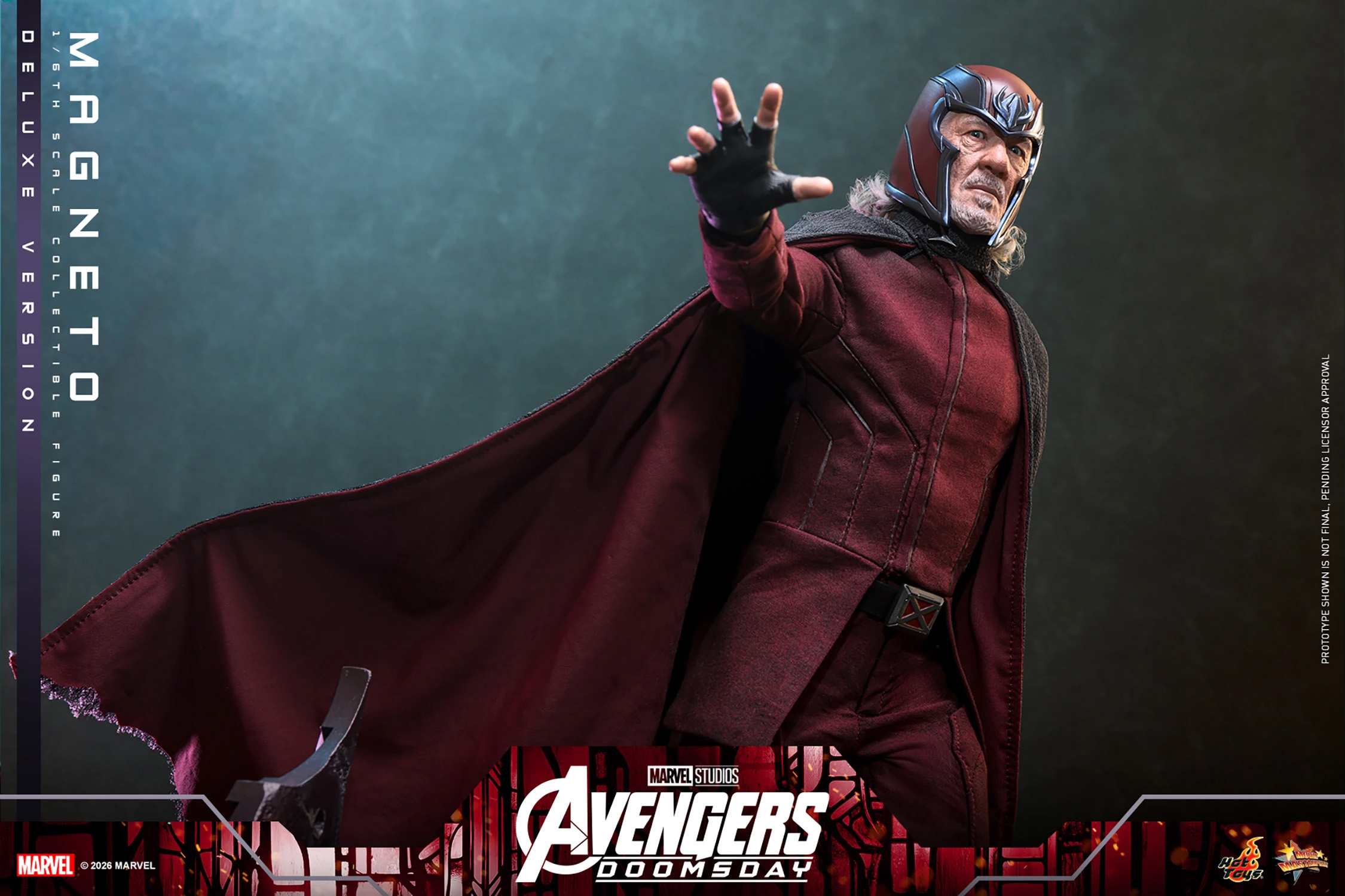 Avengers: Doomsday MMS913 Magneto (Deluxe Ver.) 1/6th Scale Collectible Figure Gallery Image 10
