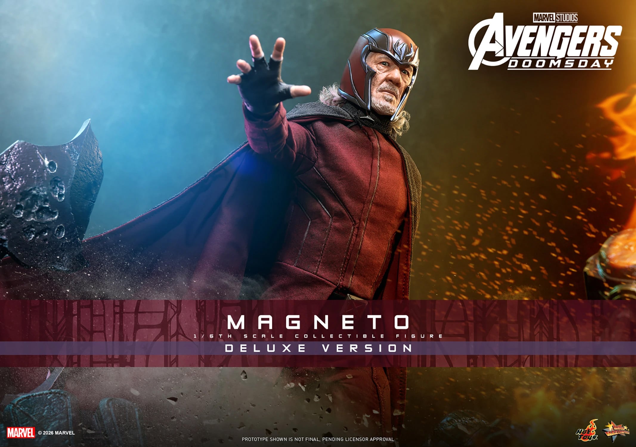 Avengers: Doomsday MMS913 Magneto (Deluxe Ver.) 1/6th Scale Collectible Figure Gallery Image 3