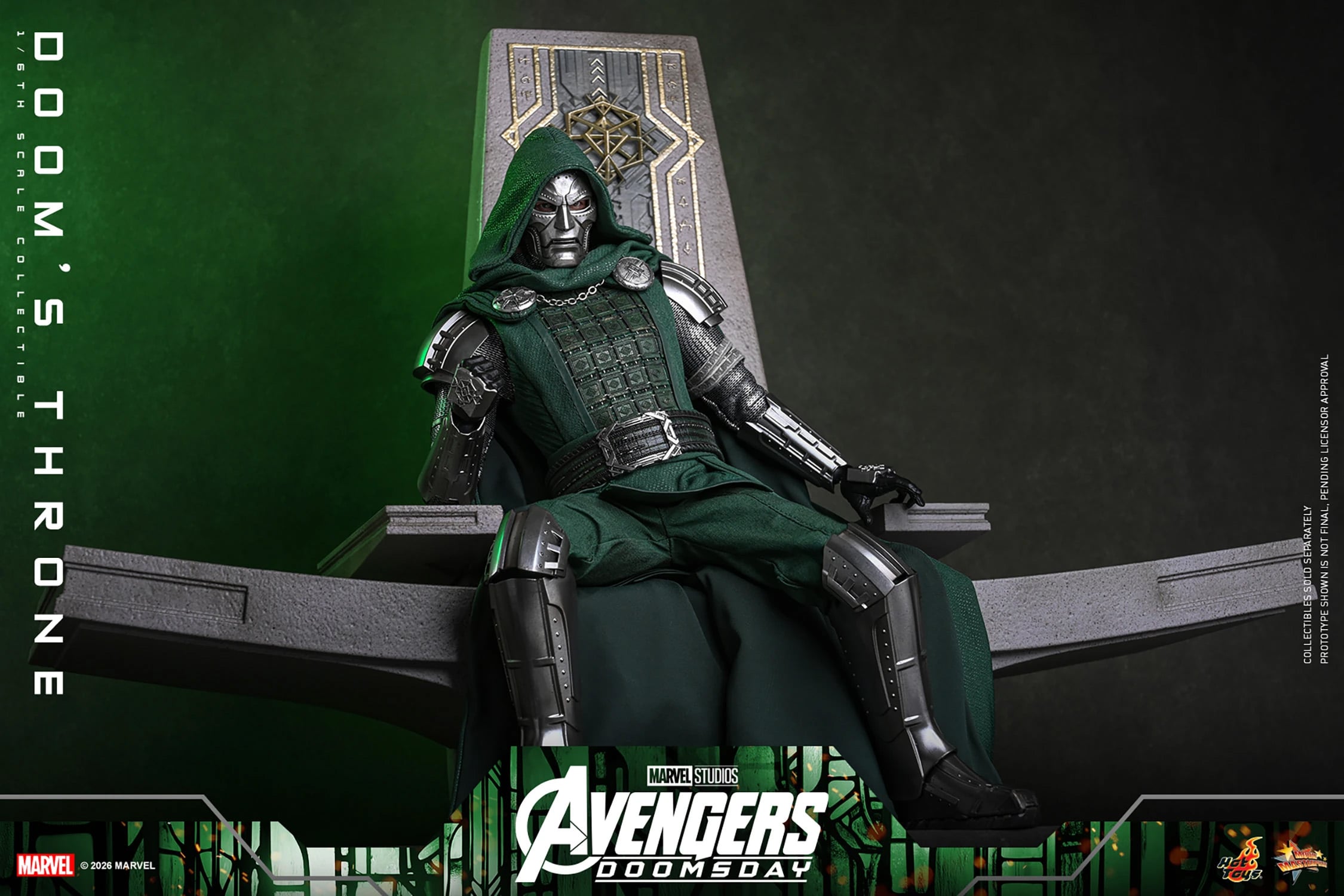 Avengers: Doomsday ACS016 Doom's Throne 1/6th Scale Collectible Accessory Gallery Image 13