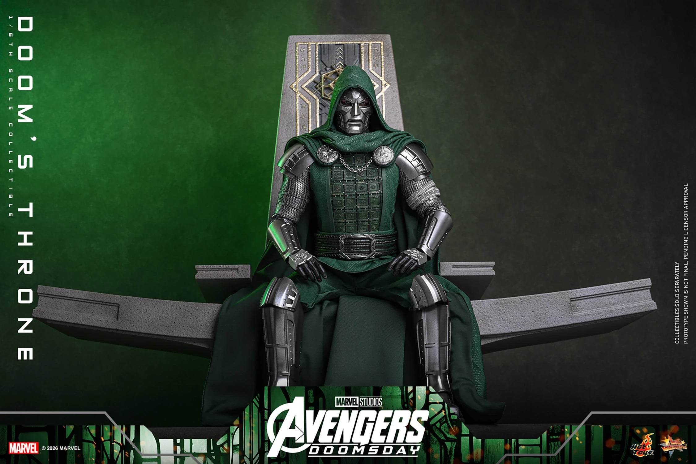 Avengers: Doomsday ACS016 Doom's Throne 1/6th Scale Collectible Accessory Gallery Image 15