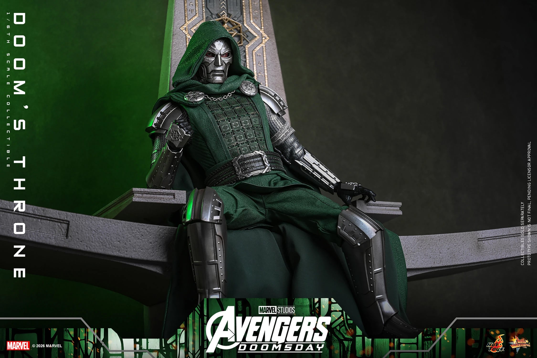 Avengers: Doomsday ACS016 Doom's Throne 1/6th Scale Collectible Accessory Gallery Image 11