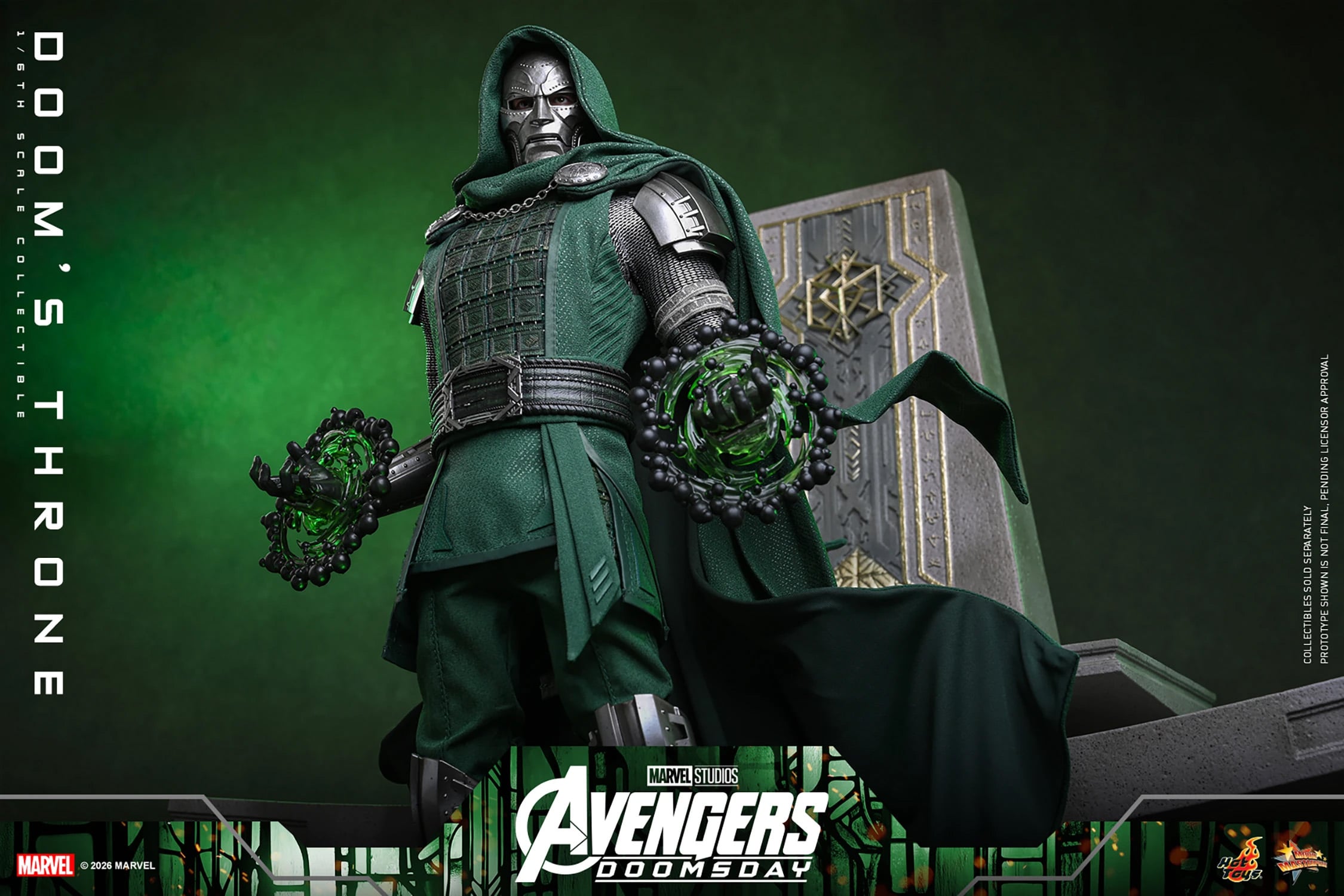 Avengers: Doomsday ACS016 Doom's Throne 1/6th Scale Collectible Accessory Gallery Image 12
