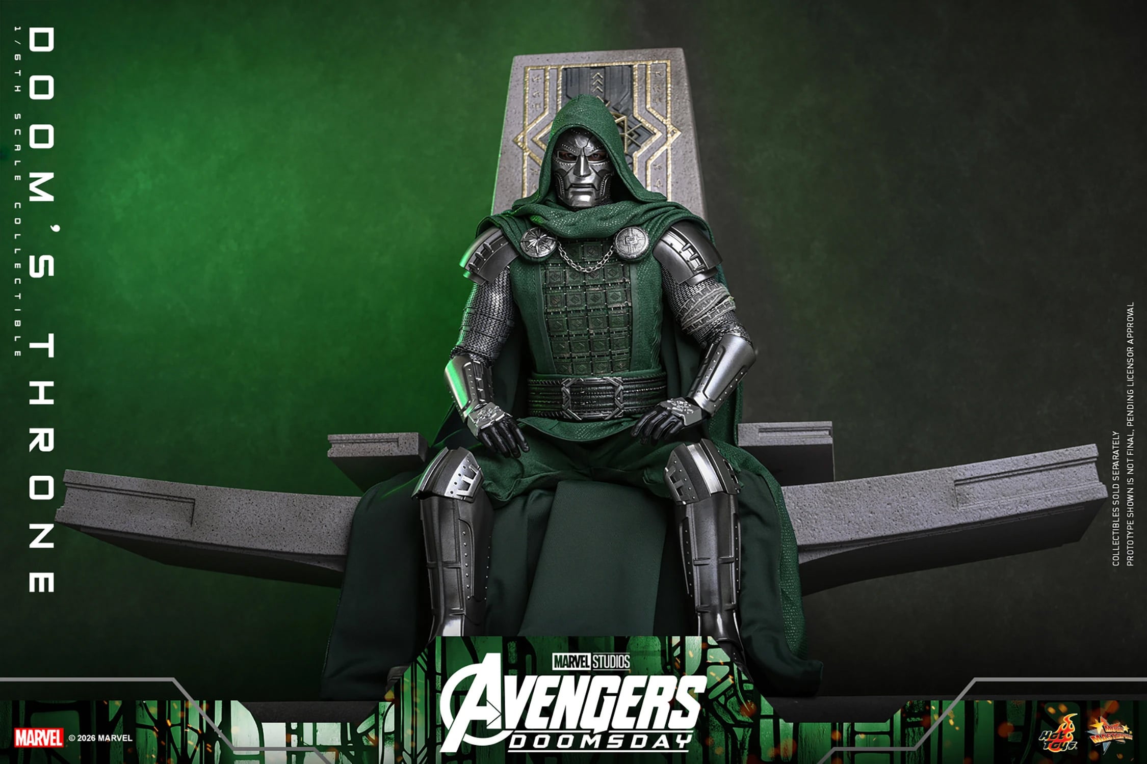 Avengers: Doomsday ACS016 Doom's Throne 1/6th Scale Collectible Accessory Gallery Image 14