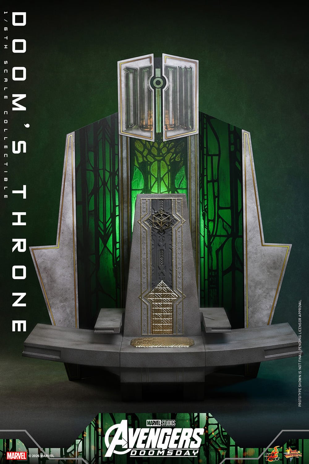 Avengers: Doomsday ACS016 Doom's Throne 1/6th Scale Collectible Accessory Gallery Image 5
