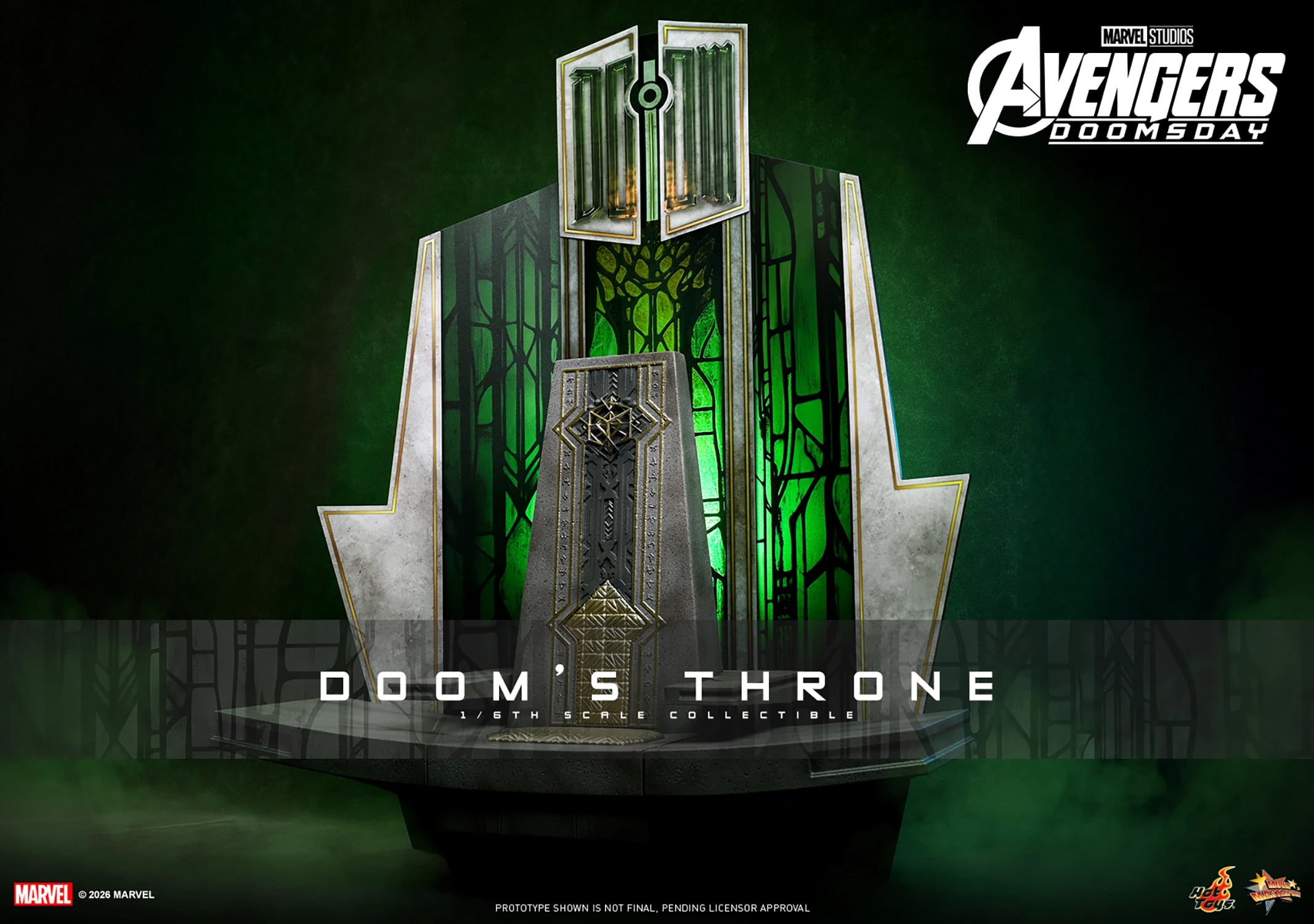 Avengers: Doomsday ACS016 Doom's Throne 1/6th Scale Collectible Accessory Gallery Image 3