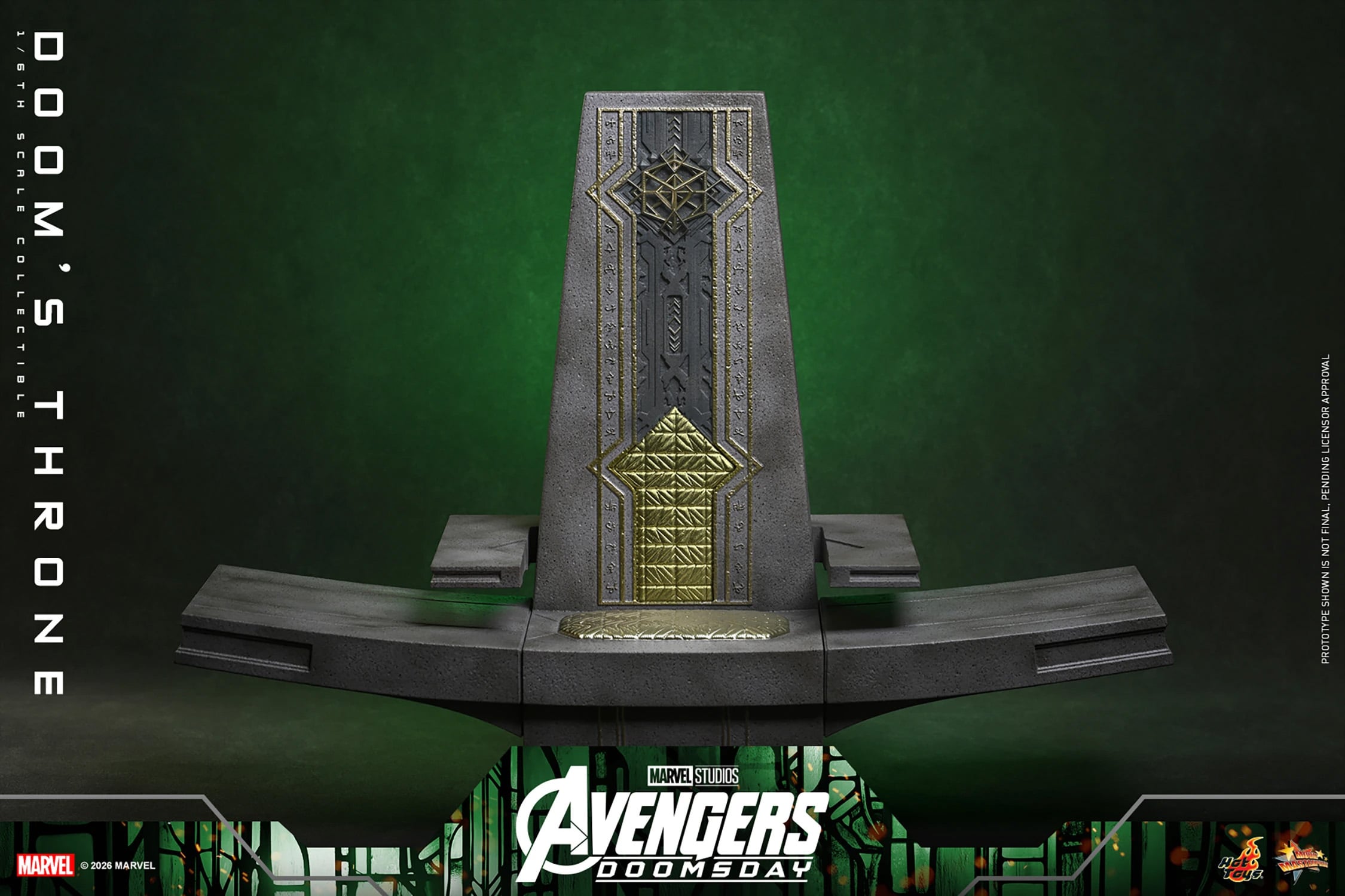 Avengers: Doomsday ACS016 Doom's Throne 1/6th Scale Collectible Accessory Gallery Image 4