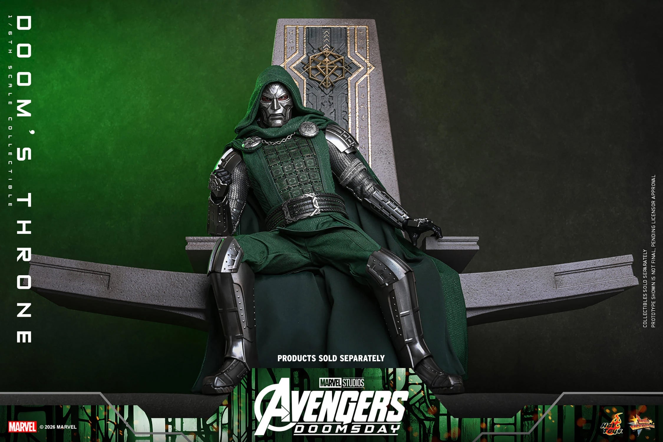 Avengers: Doomsday ACS016 Doom's Throne 1/6th Scale Collectible Accessory Gallery Image 9