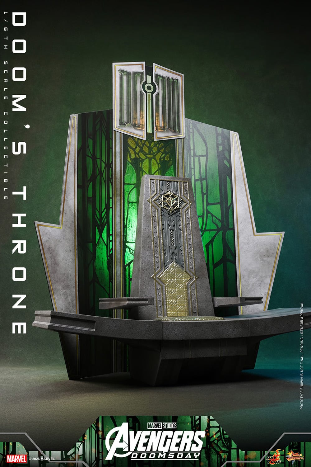 Avengers: Doomsday ACS016 Doom's Throne 1/6th Scale Collectible Accessory Gallery Image 6