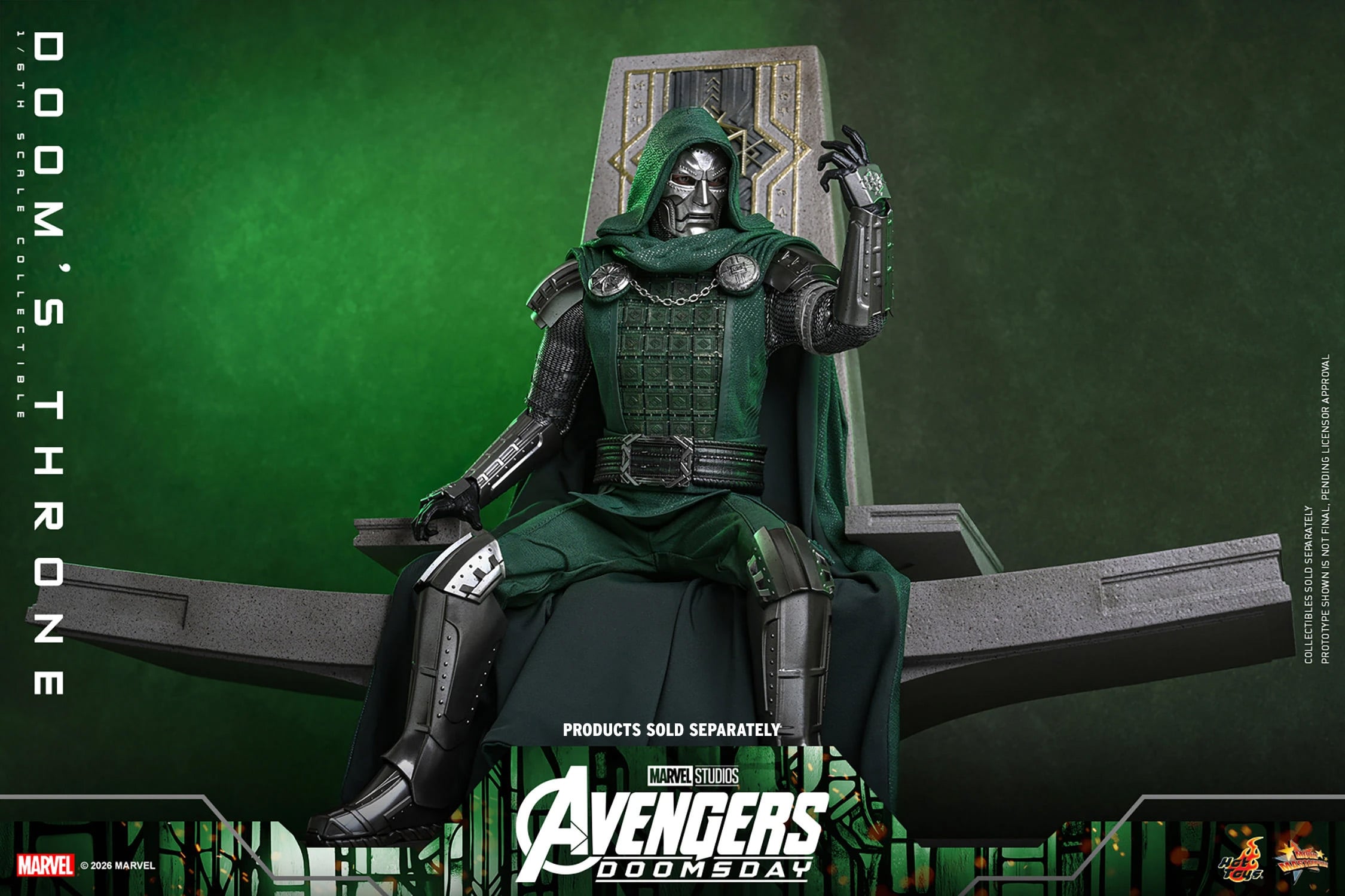 Avengers: Doomsday ACS016 Doom's Throne 1/6th Scale Collectible Accessory Gallery Image 10