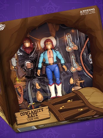 Wild West C.O.W.-Boys of Moo Mesa Cowlamity Kate Cudster SDCC 2026 Exclusive Action Figure Gallery Image 2