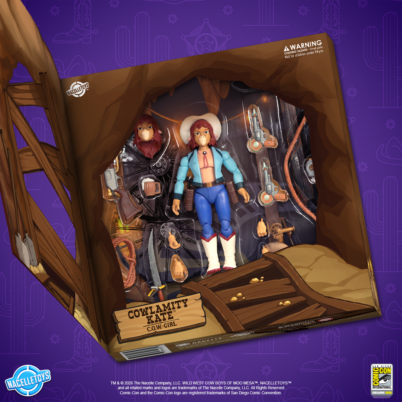 Wild West C.O.W.-Boys of Moo Mesa Cowlamity Kate Cudster SDCC 2026 Exclusive Action Figure Gallery Image 4