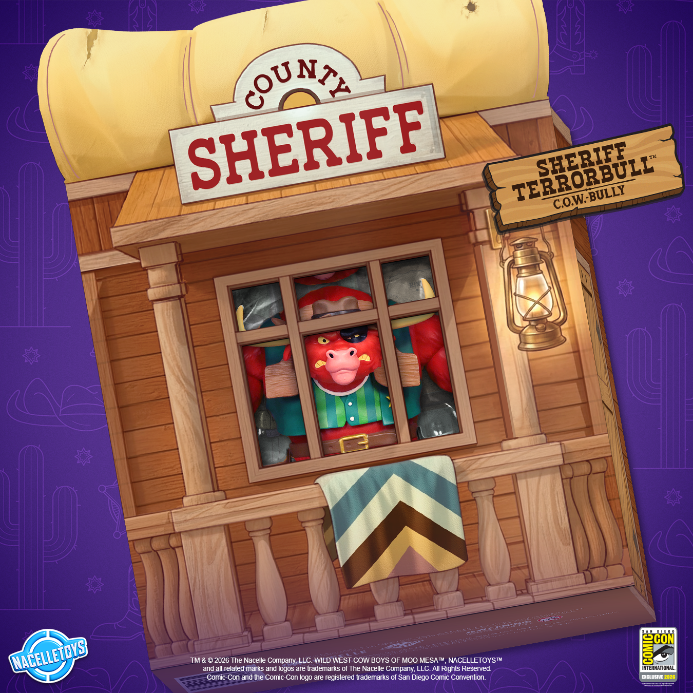 Wild West C.O.W.-Boys of Moo Mesa Sheriff Terrorbull SDCC 2026 Exclusive Action Figure Gallery Image 4