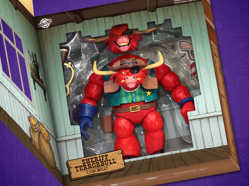 Wild West C.O.W.-Boys of Moo Mesa Sheriff Terrorbull SDCC 2026 Exclusive Action Figure Gallery Image 1