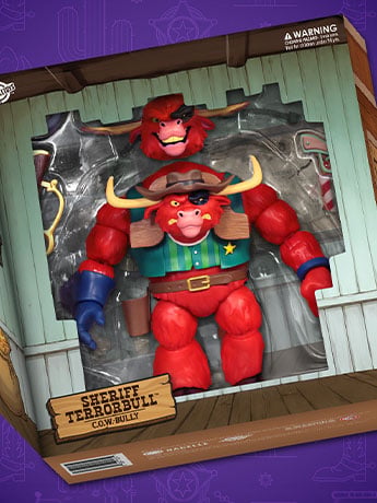 Wild West C.O.W.-Boys of Moo Mesa Sheriff Terrorbull SDCC 2026 Exclusive Action Figure Gallery Image 2