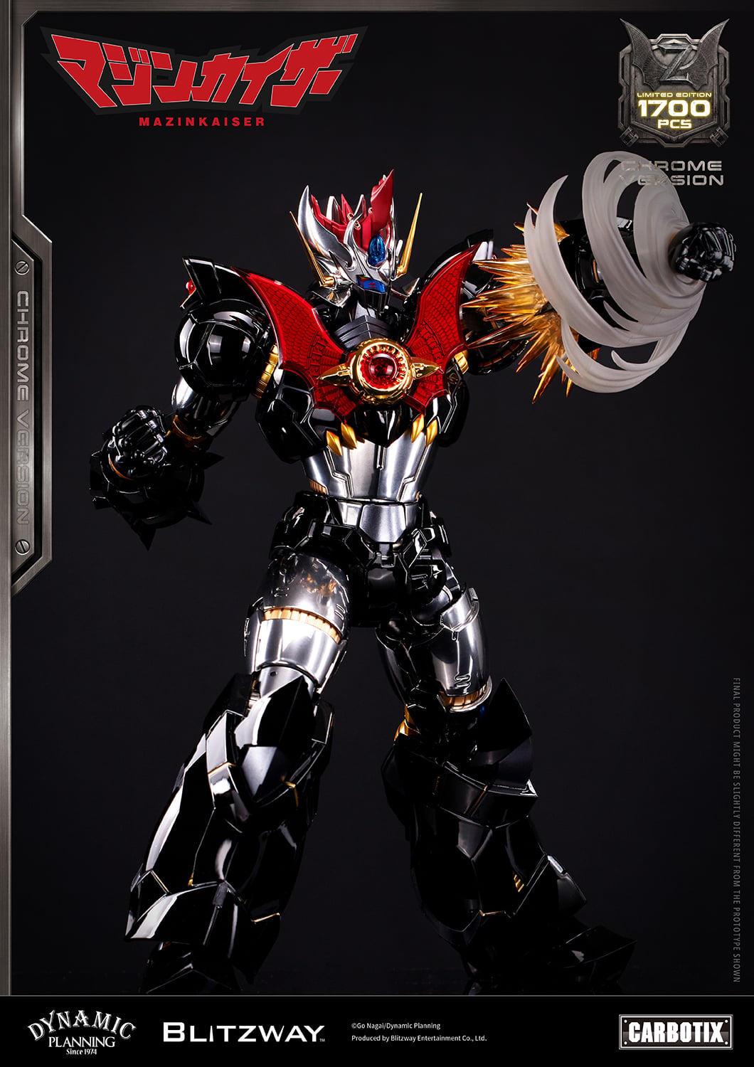 Mazinkaiser Carbotix Mazinkaiser (Chrome Ver.) Limited Edition Action Figure Gallery Image 9